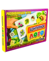 "Лото" контурное РАСТЕНИЯ , арт.Р3128