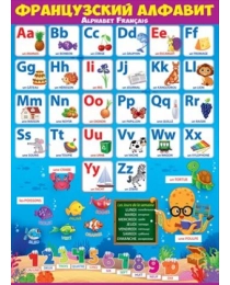 Плакат "Французский алфавит." 84.403