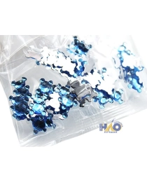 СТРАЗЫ ДЛЯ ДЕКОРИРОВАНИЯ "МИШКИ" (ТХ-9098) 1,2 Х 1см,набор 50шт