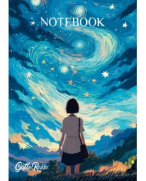 Gatto Rosso. Блокнот в линию Звёздный Notebook. ЗАГАДАЙ ЖЕЛАНИЕ